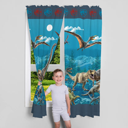 Jurassic World Window Curtains