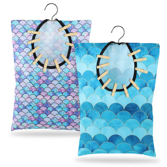 Mermaid Clothespin Bag Set