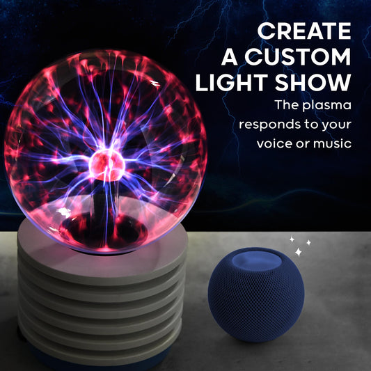 Interactive Plasma Ball Lamp