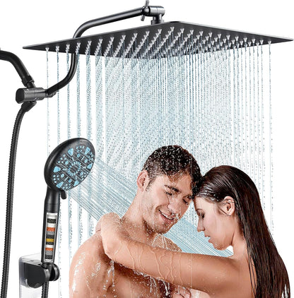 All Metal 3-Way Rain Shower Head