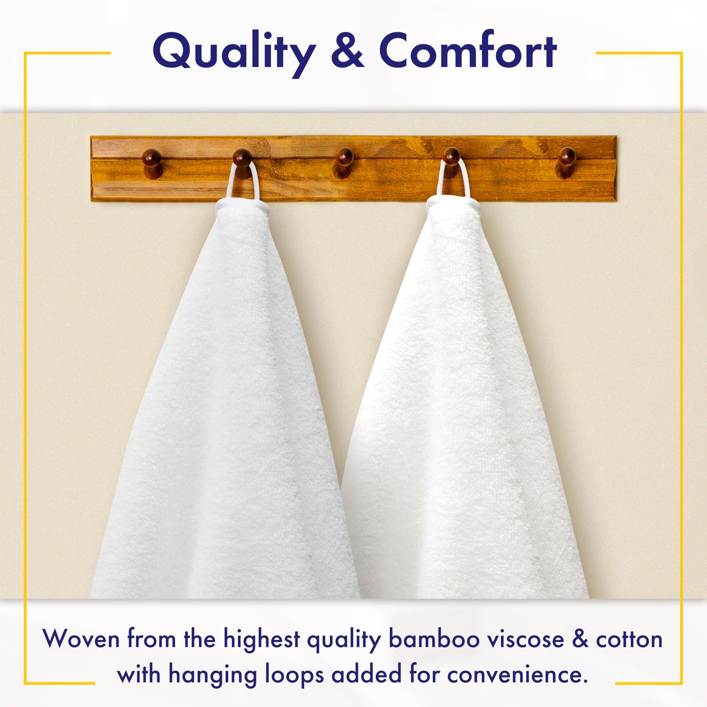 Bamboo Viscose Bath Towels