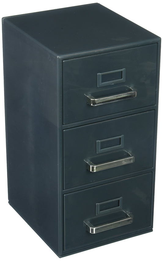 Mini 3-Drawer Filing Cabinet - 9" High