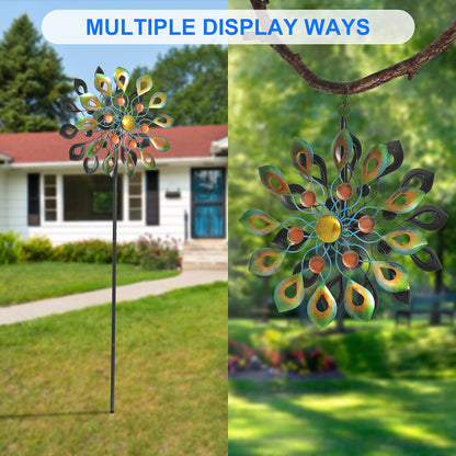 Kinetic Wind Spinners Garden Decoration