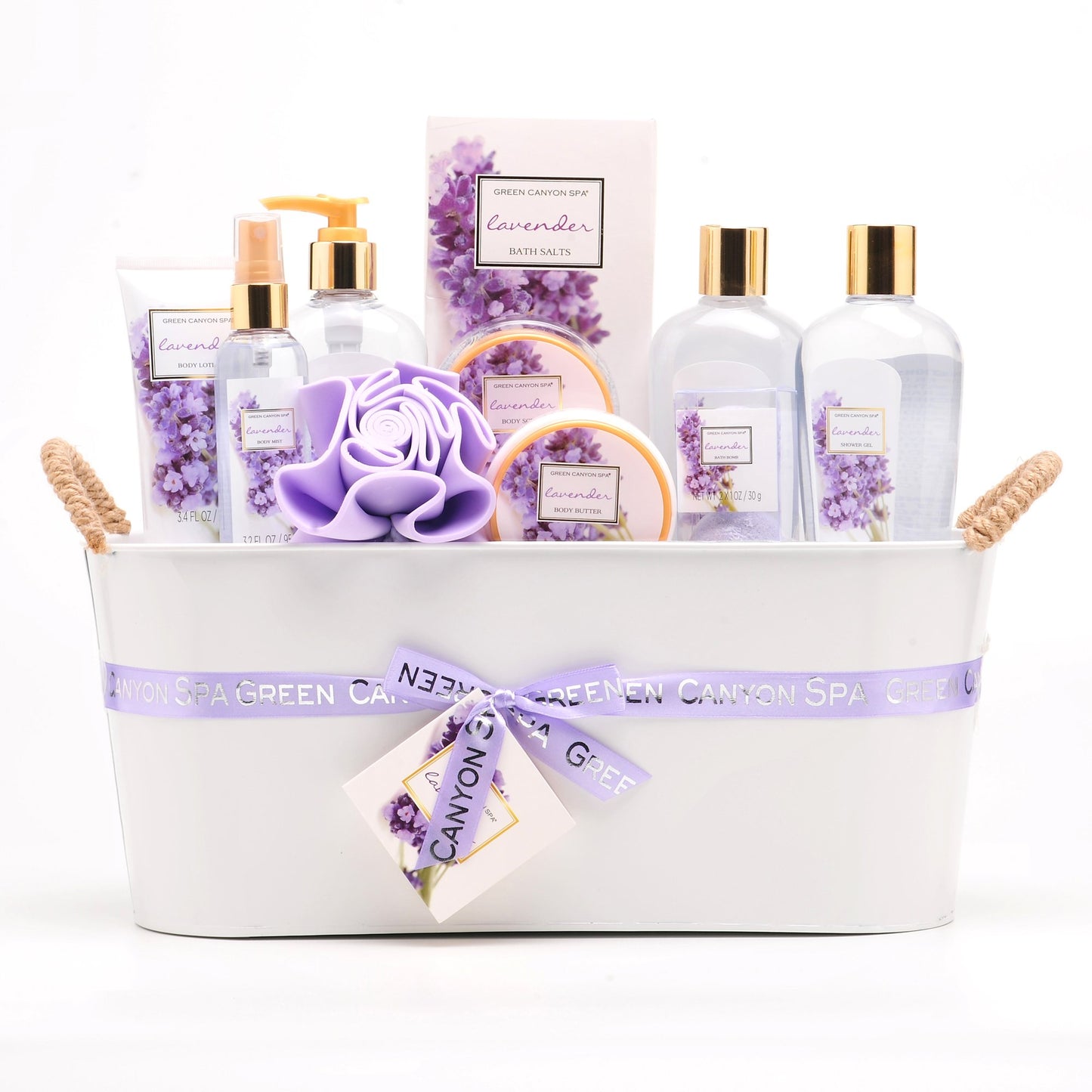 Luxury Lavender Spa Gift Basket Set