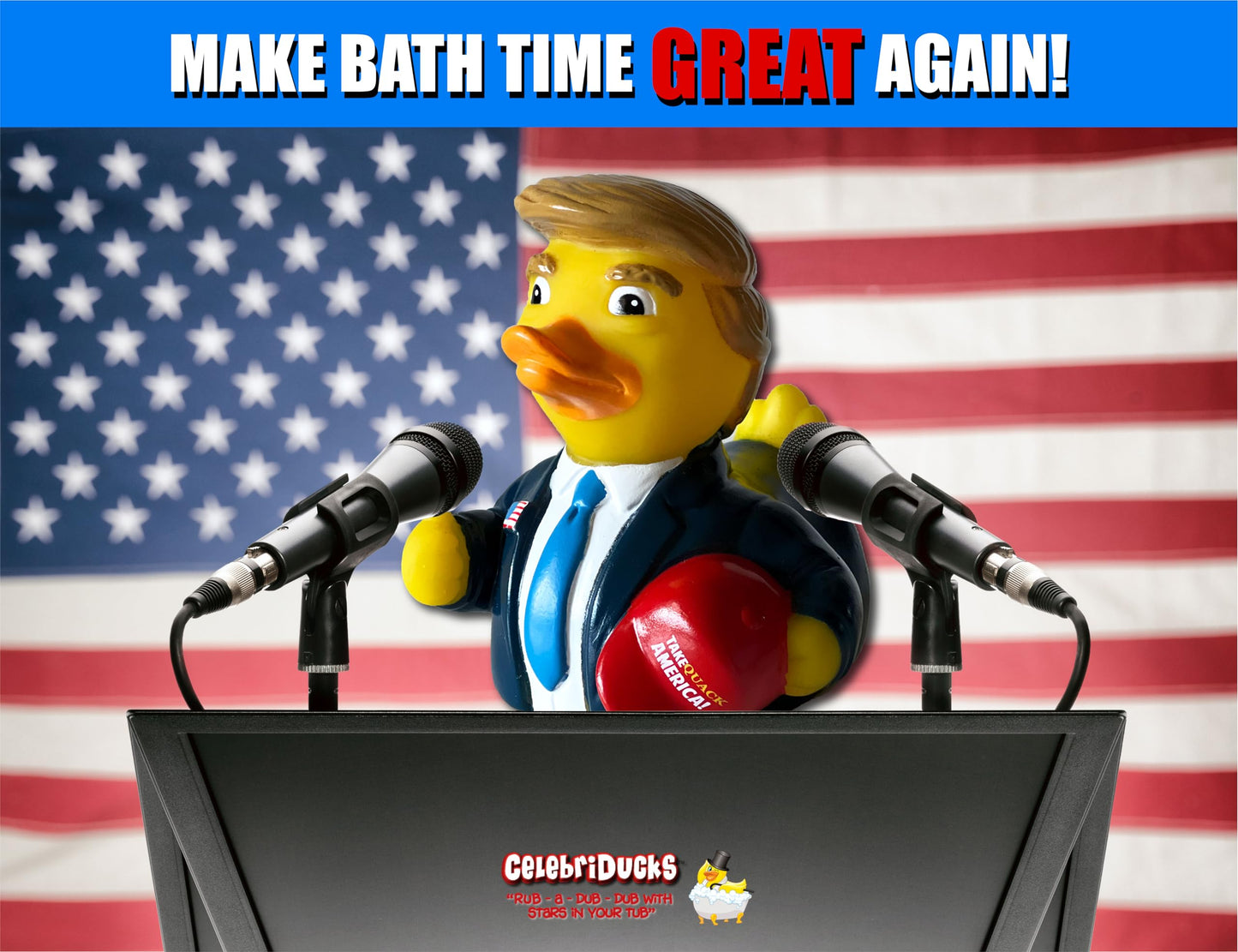 The Donald Floating Rubber Duck