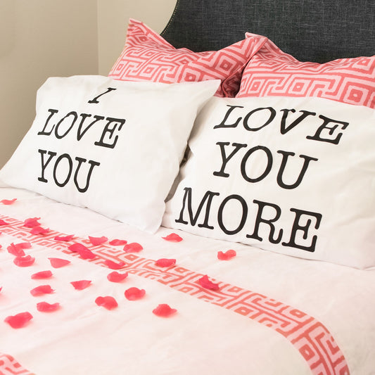 I Love You Pillowcase Set