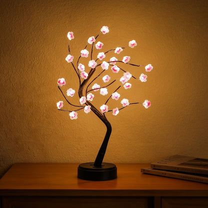 Cherry Blossom Tree Lamp with LED Lights