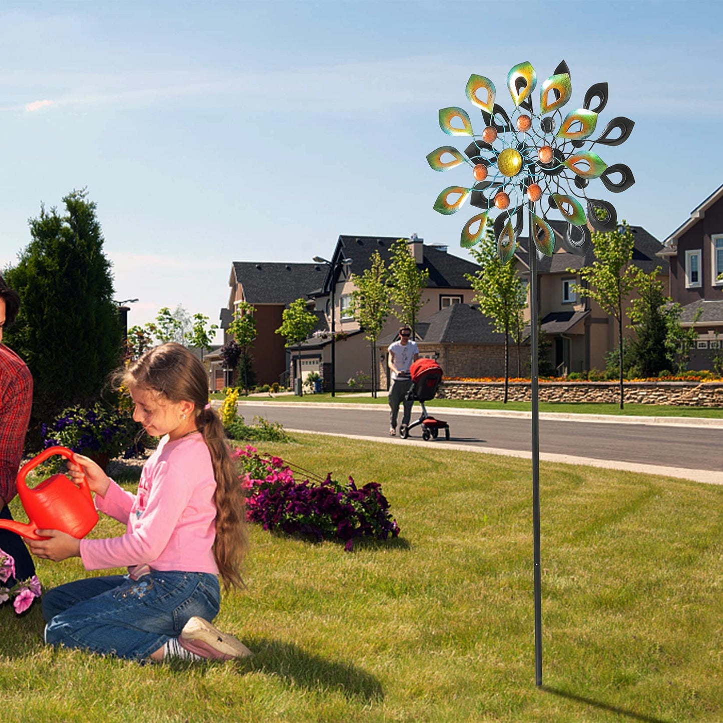 Kinetic Wind Spinners Garden Decoration