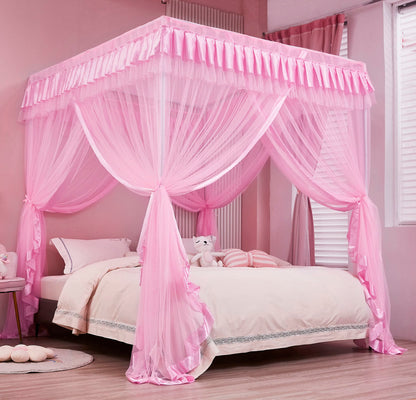 Pink Bed Canopy for Girls