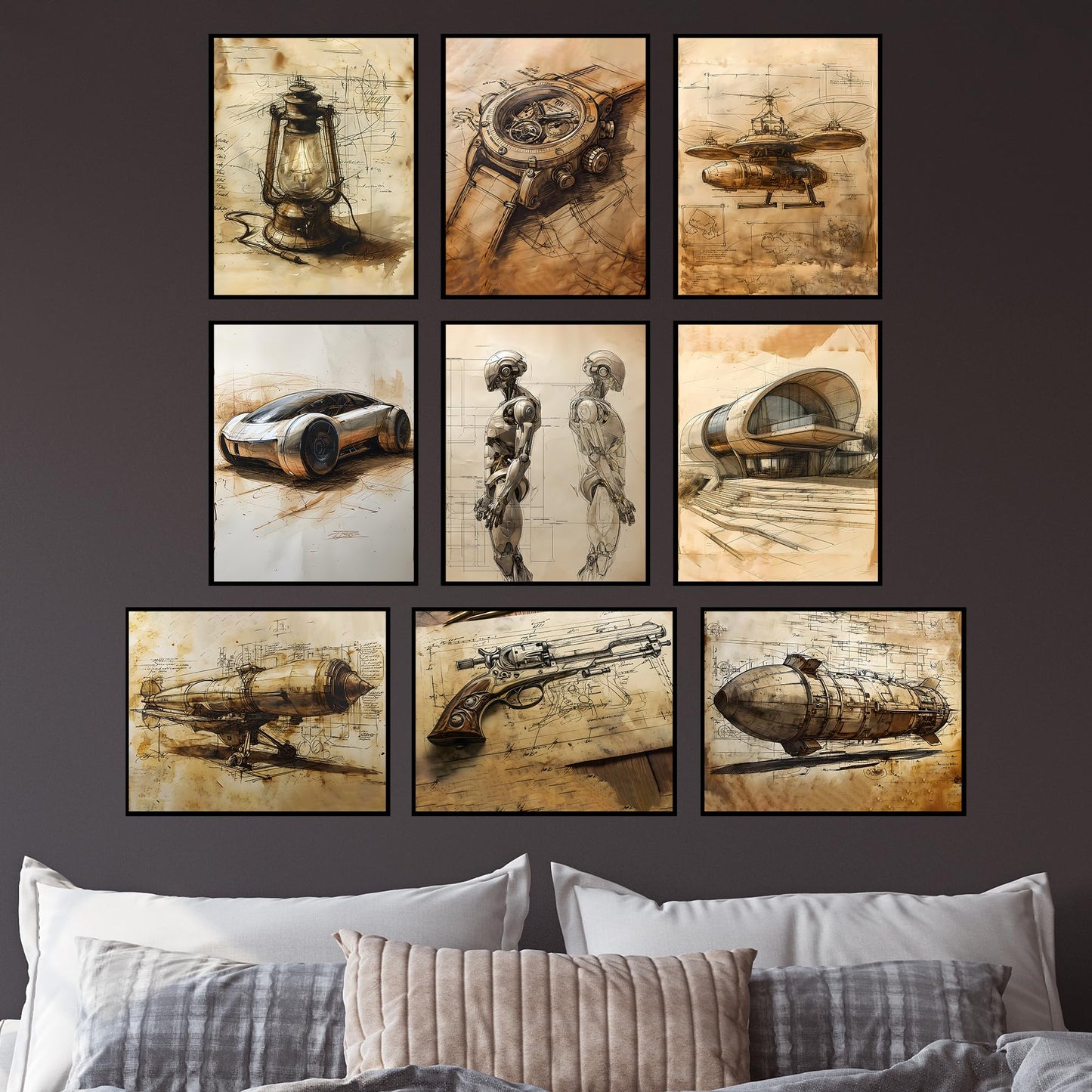 Da Vinci Wall Art Set