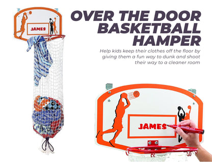 Over the Door Basketball Laundry Hamper