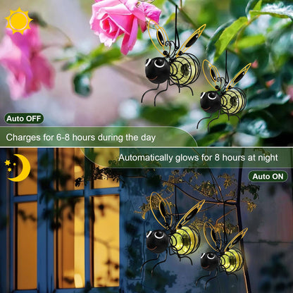Solar Hanging Bee Lights