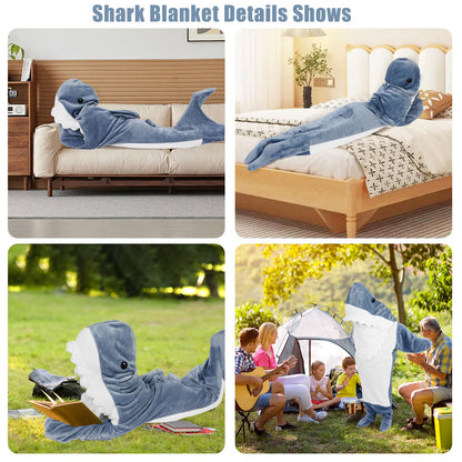 PADTIC Wearable Shark Blanket