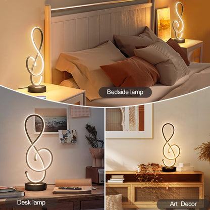Modern Table Lamp with USB Port