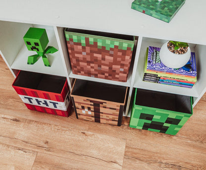 Minecraft Storage Bins - Set of 4