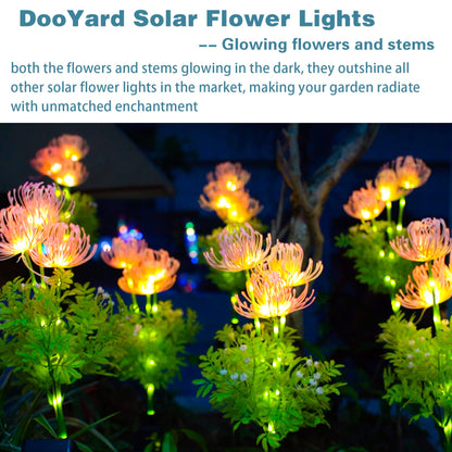 Solar Garden Lights - Glowing Flowers