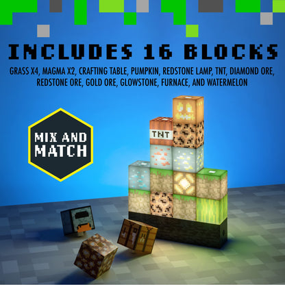 Paladone Minecraft Block Building Lamp