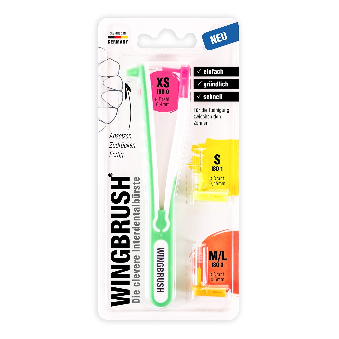 WingBrush Interdental Brushes Starter Set