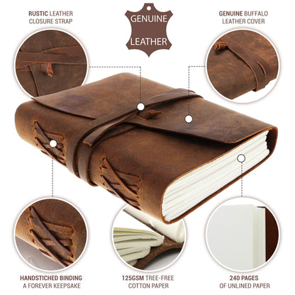 Leather Journal for Men and Women