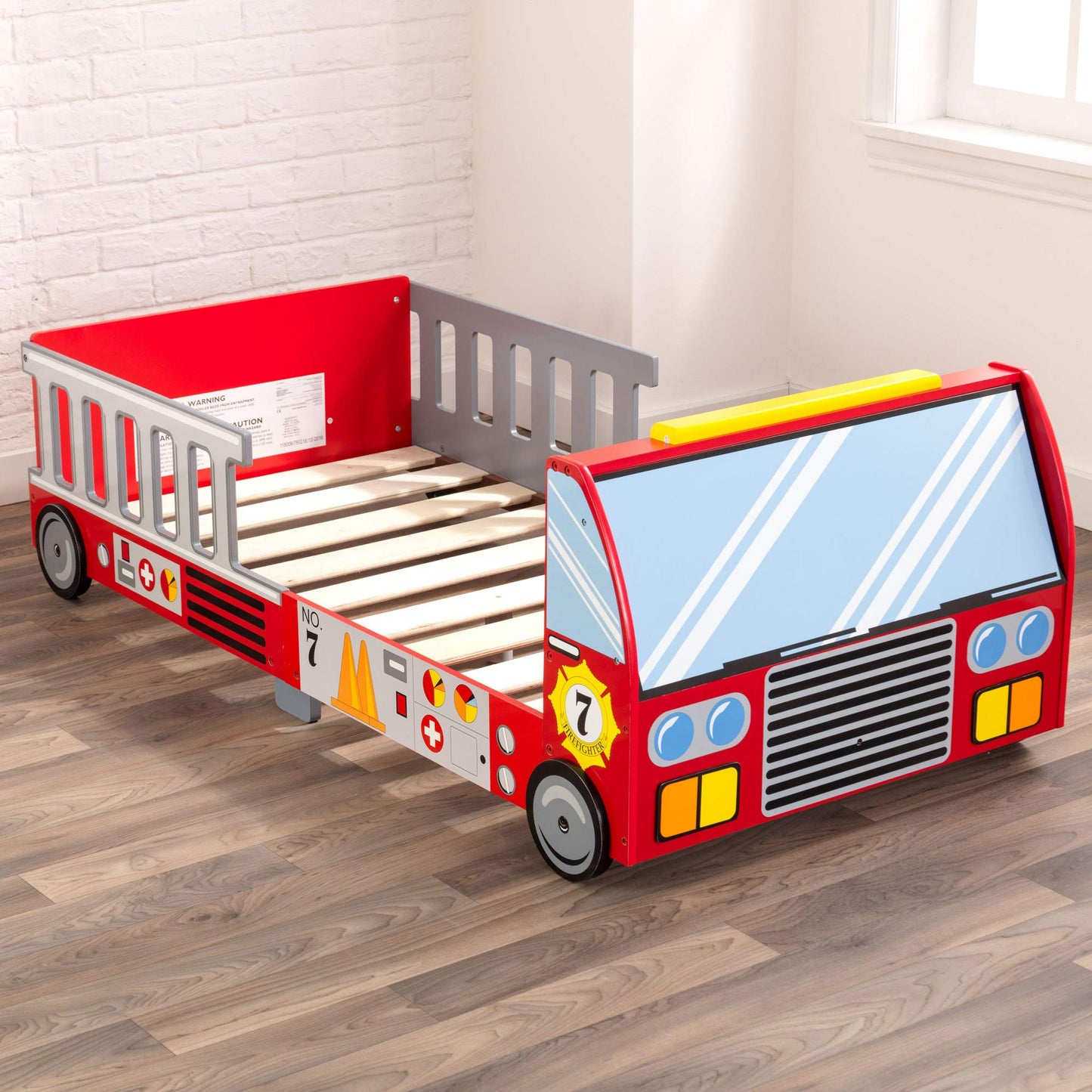 Fire Truck Toddler Bed