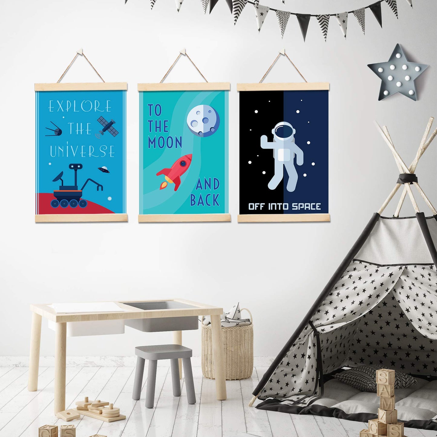 Cosmic Kids Room Wall Art