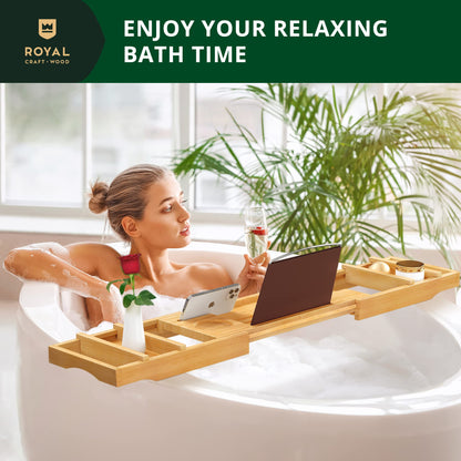 Expandable Bathtub Tray