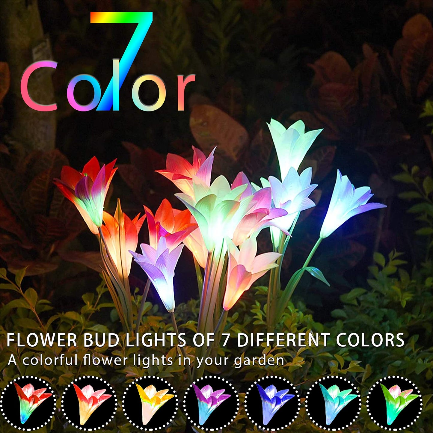 Color Changing Solar Garden Lights