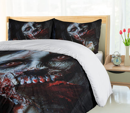 Zombie Halloween Duvet Cover