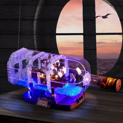 LED Light Kit for Ship in a Bottle Model