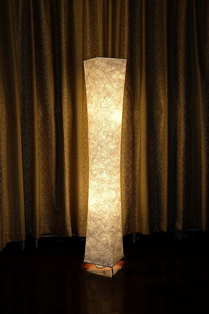 LED Floor Lamp with Fabric Shade