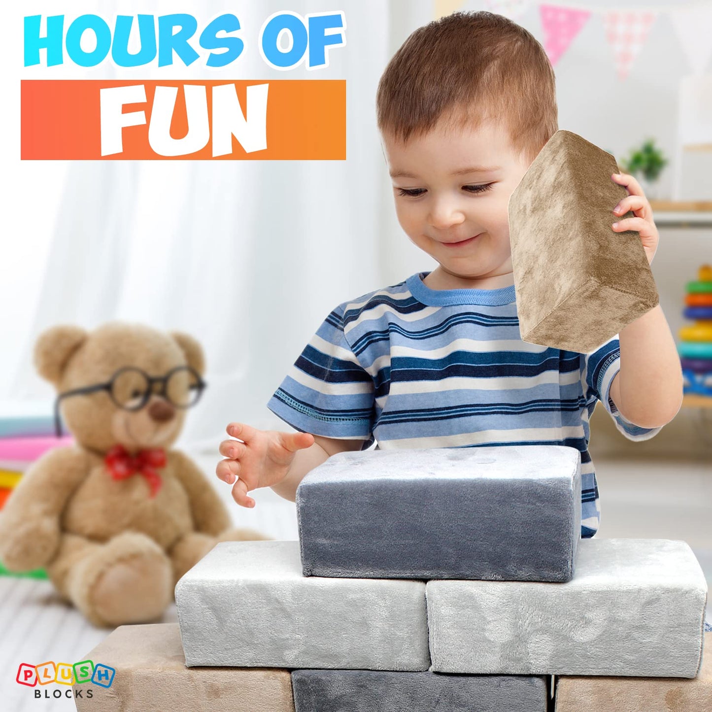 Plush Building Blocks Set