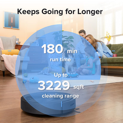 Robot Vacuum with Self-Empty Dock - Hands-Free Cleaning