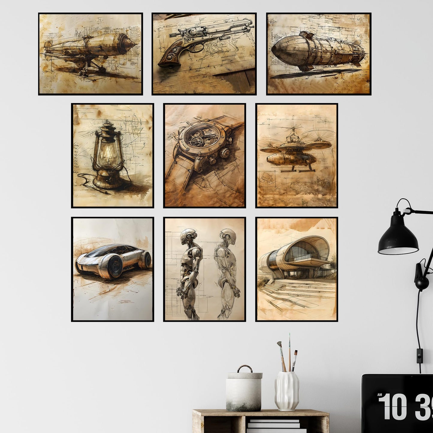 Da Vinci Wall Art Set