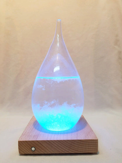 Rechargeable LED Storm Glass Bottle