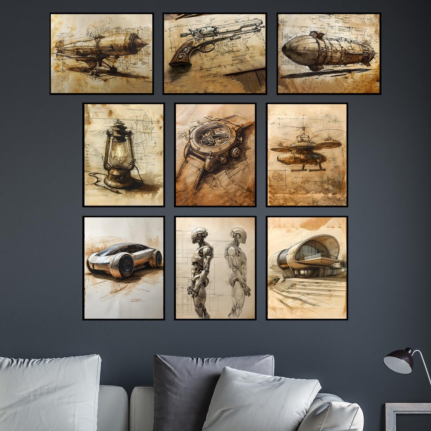 Da Vinci Wall Art Set