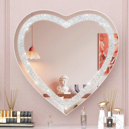 Heart Shaped LED Bathroom Mirror