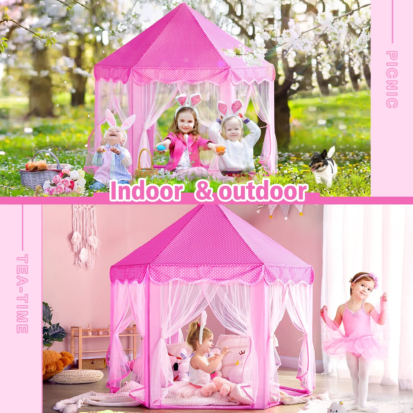 Princess Tent Girls Large Playhouse