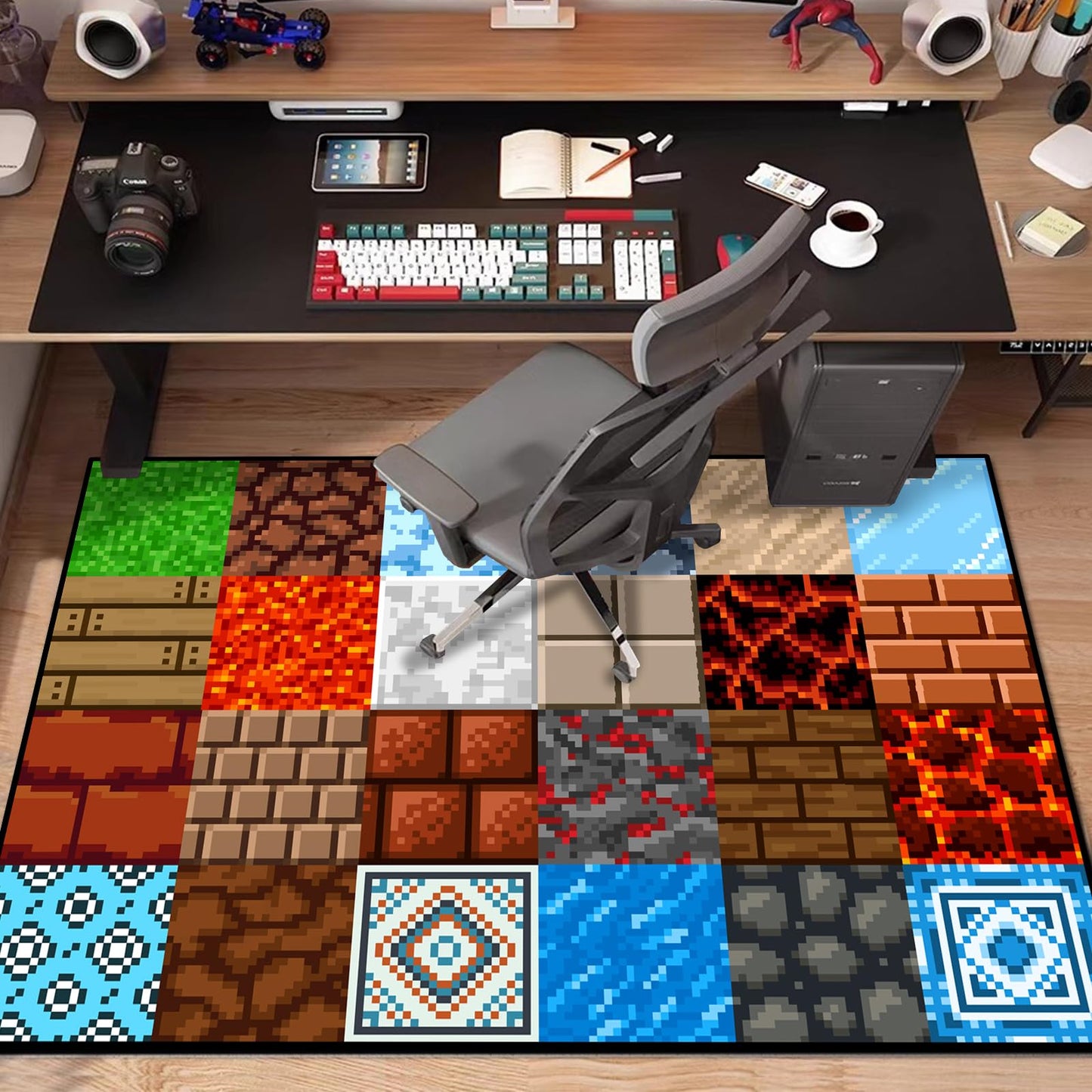 Game Rug with Pixel Decoration - 60" x 40"