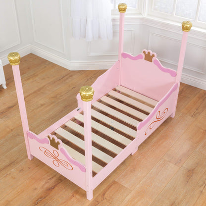 Wooden Princess Toddler Bed