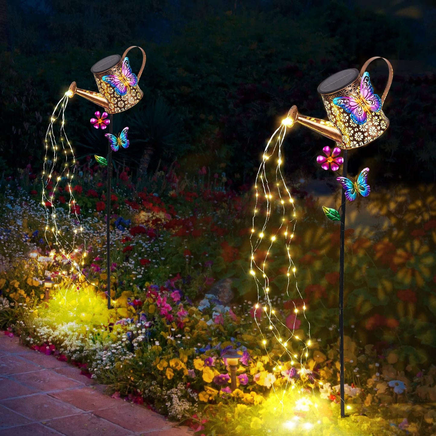 Solar Watering Can Lights