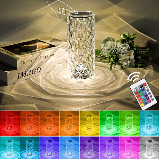 Crystal Touch Control Table Lamp