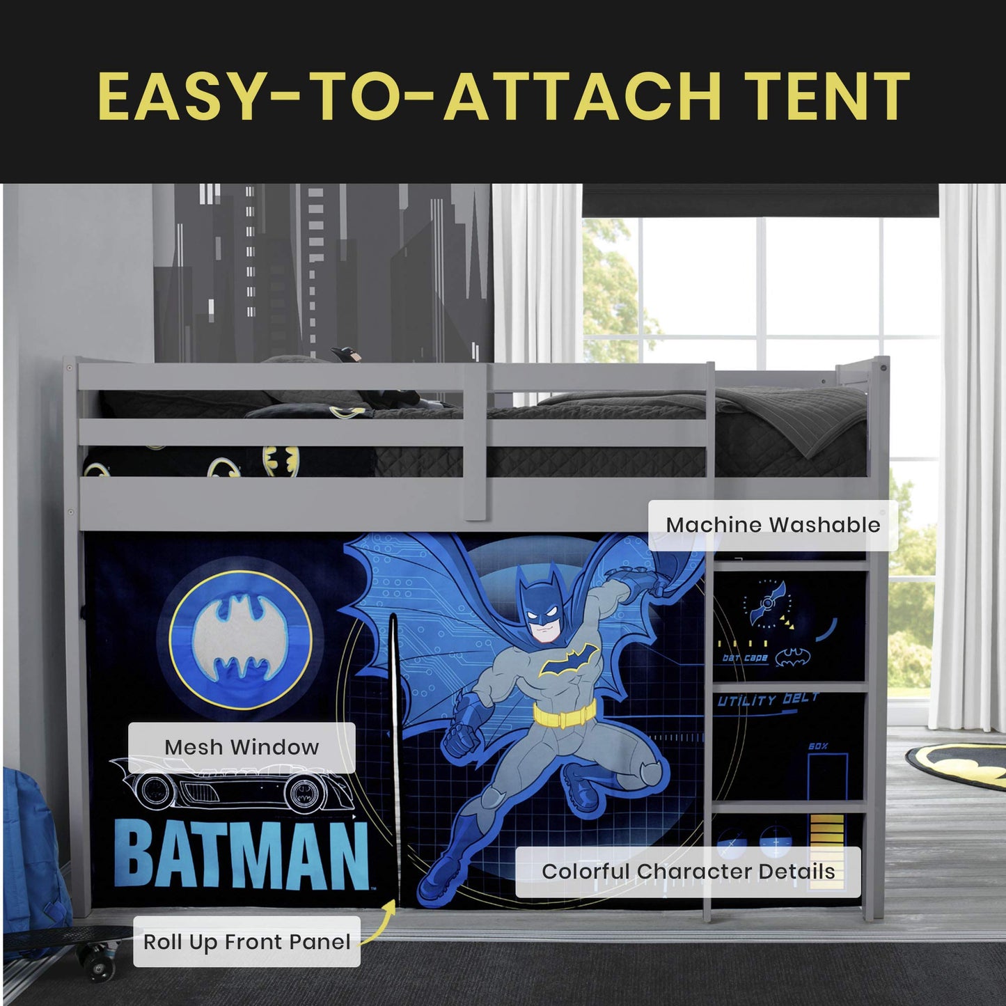 Batman Loft Bed Tent