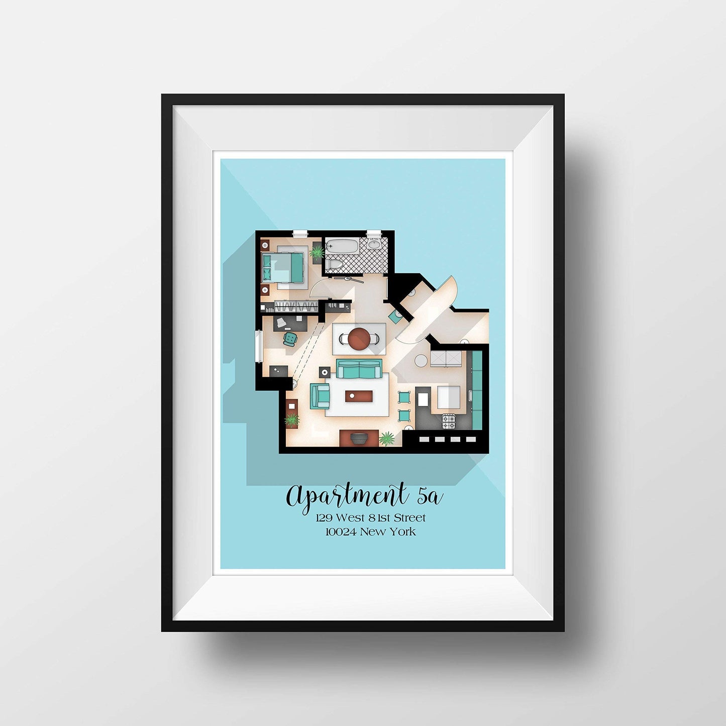 Seinfeld Apartment Poster