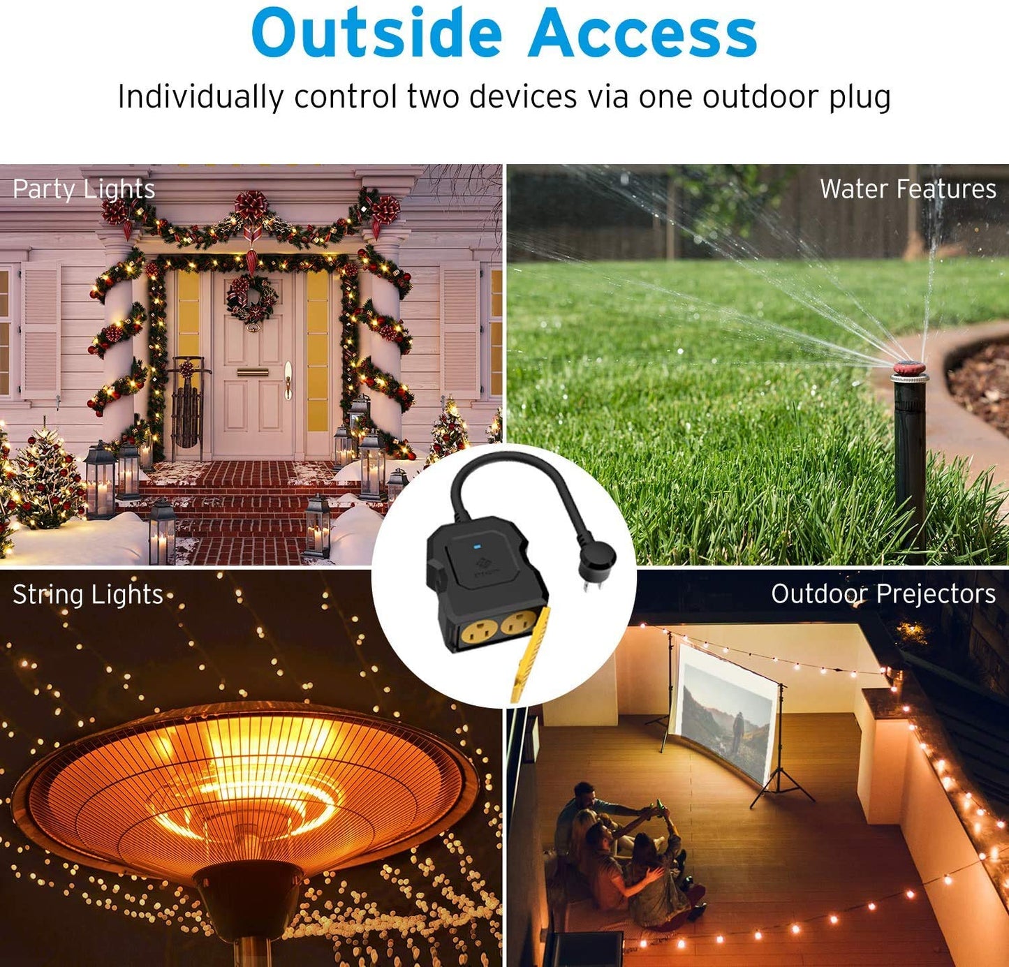 Smart WiFi Outdoor Plug