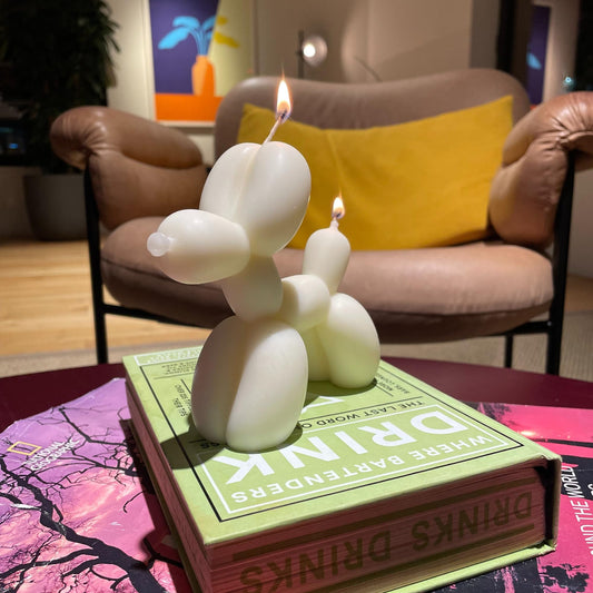 Balloon Dog Decorative Candle