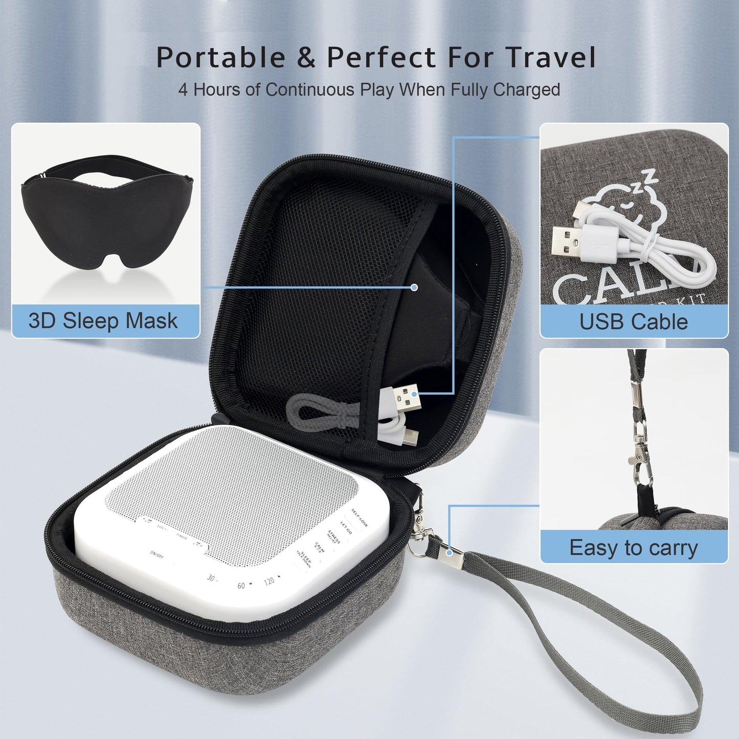 Portable Calm Sleep Device Kit