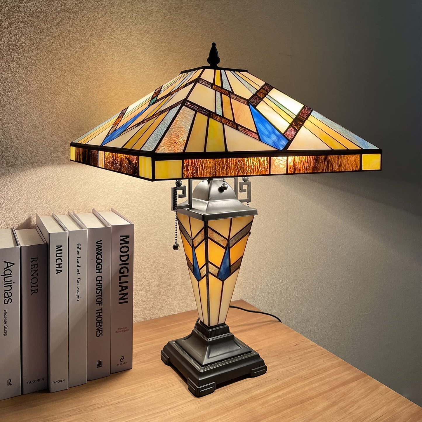 Tiffany Mission Style Table Lamp