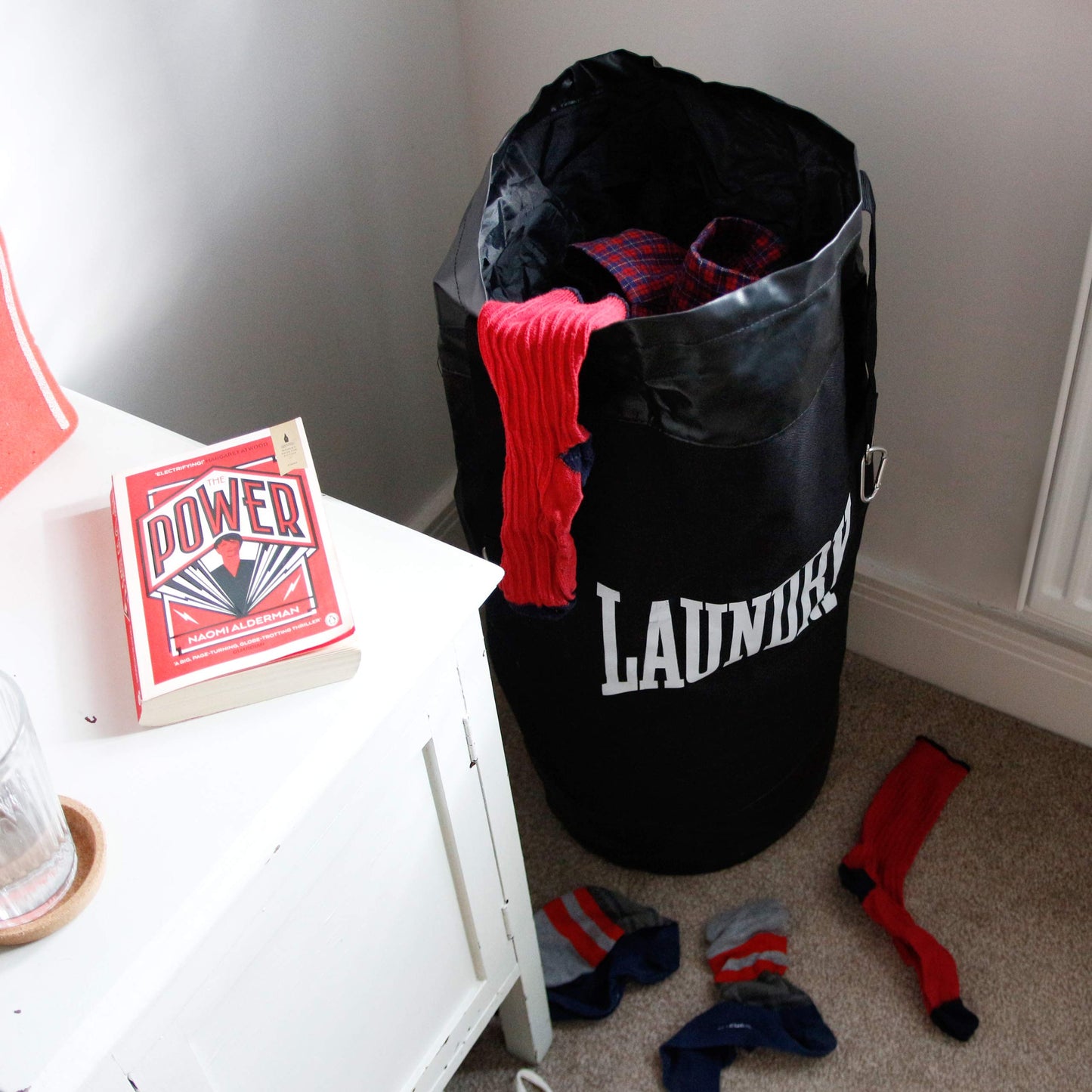 Punching Bag Laundry Hamper