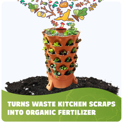 Vertical Planter for Fruits and Vegetables - Garden Tower 2