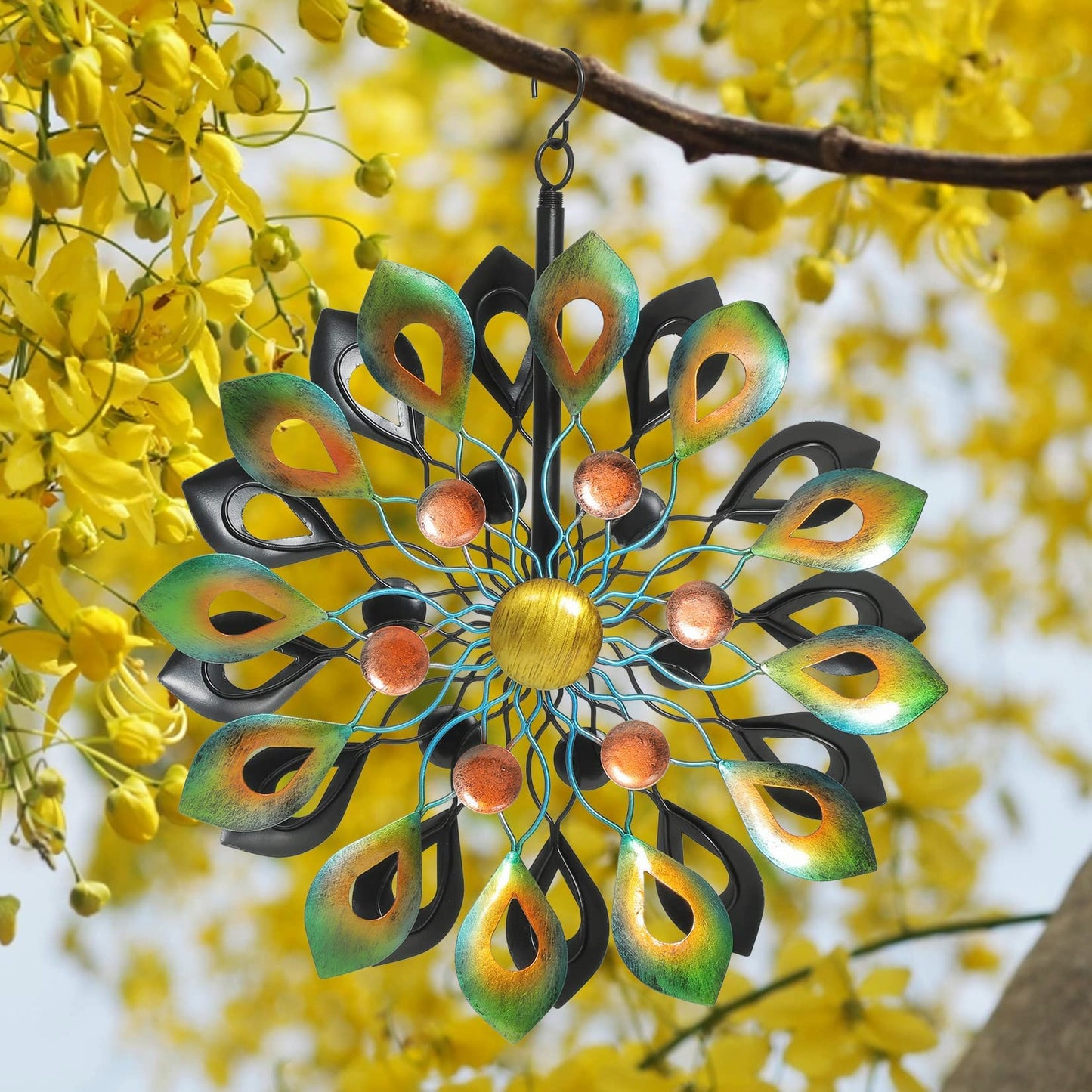 Kinetic Wind Spinners Garden Decoration